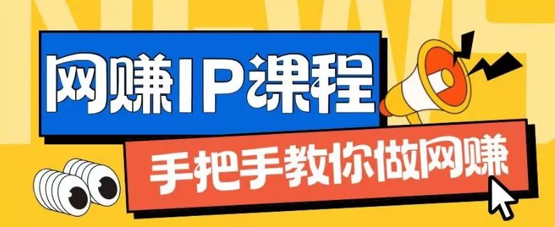 ip合伙人打造1.0，从0到1教你做网创，实现月入过万【揭秘】